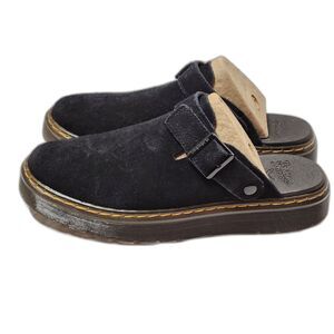 Dr. Martens Carlson Men’s 9 Black Suede Slingback